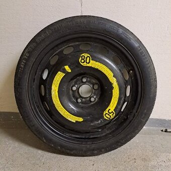 Dojezdové kolo 5x100 125/70/R18 (místo pneu 195/65/R15) - 1