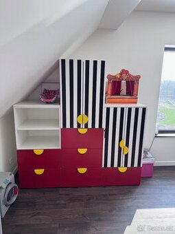Prodám dětské skříně IKEA PLATSA / SMÅSTAD – perfektní stav