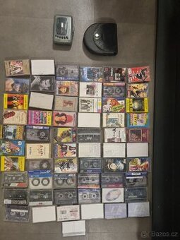 Kazety(61ks), walkman, discman sony