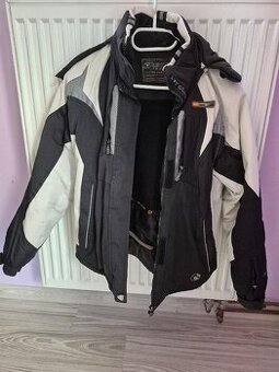 Zimní dámská bunda vel.L, moderní, černobílá