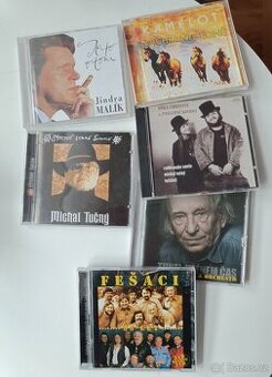 Prodám 6x CD česká folk, country, tramp