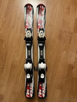 Dětské sjezdové lyže 90 cm, hole