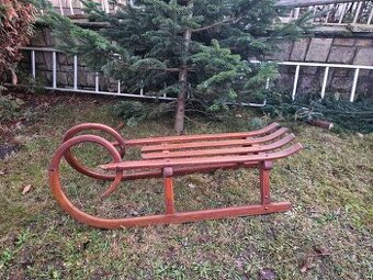 Starožitné sáňky rohačky TOP