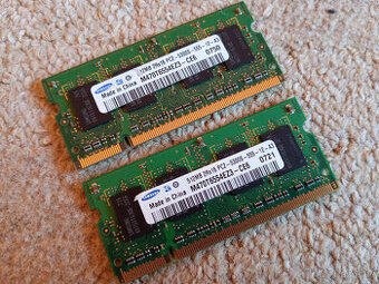 RAM Samsung M470T6554EZ3-CE6, 512MB, PC2-5300 667MHz, SODIMM