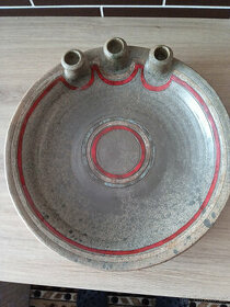 Keramický talíř + svícen