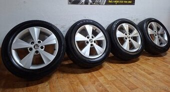 Alu kola R16 5x112 Škoda + letní pneu 205/55/16 Nexen