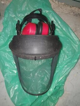 OCHRANNÝ ŠTÍT SE SLUCHÁTKY KE KŘOVINOŘEZU