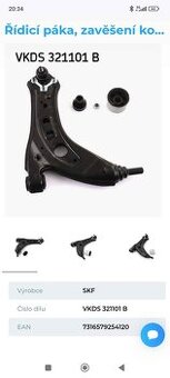 Ramena a tyčky stabilizatoru