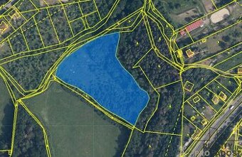 Investiční příležitost – Pozemky a les, Lipence – Praha 5