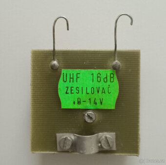 Anténní předzesilovač UHF 16 dB ( K21 - K69 )