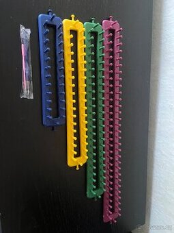 Plastové rámečky na pletení tunelů, šál a čepic - nové