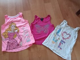 Dívčí trička a tílka vel. 110