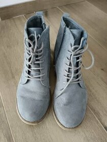 Jarní/podzimní dámská obuv Deichmann, světle modré - 1