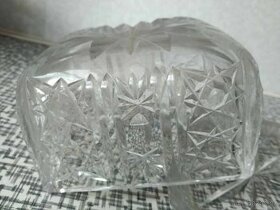 Máslenka - broušené sklo