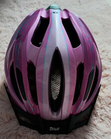 Cyklistická dívčí helma Crivit (vel.49-54cm)