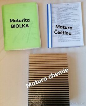 Maturitní otázky z chemie, biologie a češtiny
