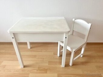 Dětský stolek s židličkou Ikea Sundvik