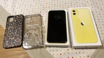 Prodám žlutý iPhone 11 65GB - top stav