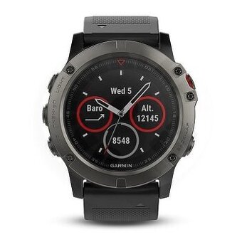 Garmin Fenix 5X Sapphire černo-šedé chytré hodinky