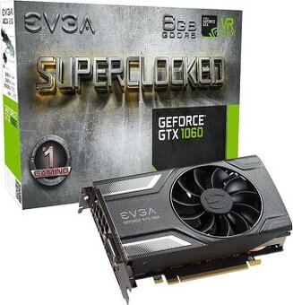 Grafická karta EVGA GeForce GTX 1060 SC 6GB DDR5