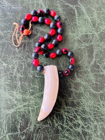Ritualni samansky Peru nahrdelnik krokodyl aligator
