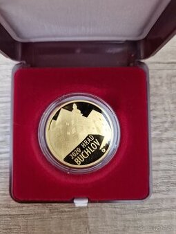 Zlatá mince 5000 Kč - Hrad BUCHLOV - PROOF