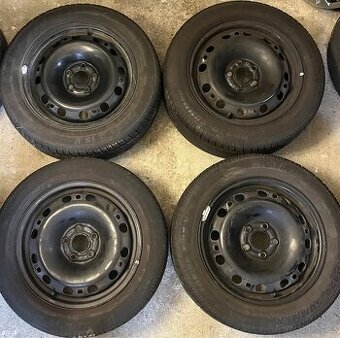 Disky Vw, 5x100, R15, Et43, letní pneu - 1