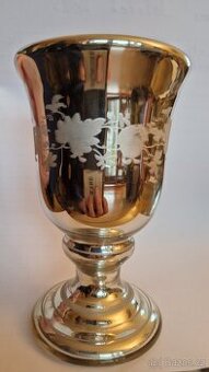 Mešní pohár - amalgámové sklo (selské stříbro)