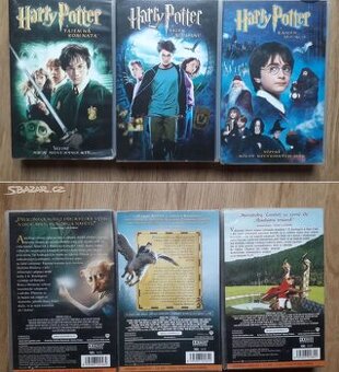 3x VHS Harry Potter -