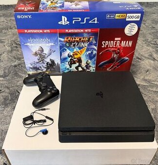 PlayStation 4 Slim 500 GB + hry