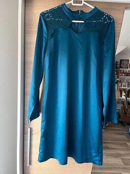 Modré šaty vel 40
