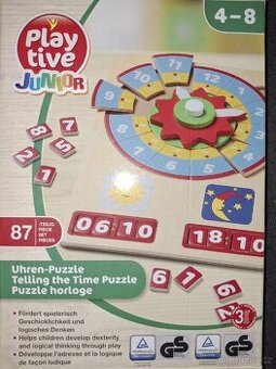Dřevěná hračka Hodiny TOP stav
