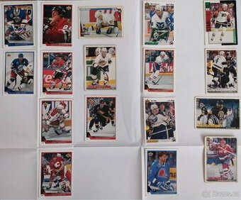 Hokejové, fotbalové a basketbalové karty