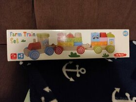 Malý skládací dřevěný vláček