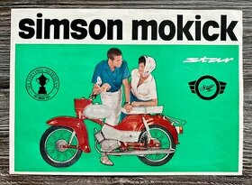 Dobový prospekt - Simson Mokick Star ( 1965 )