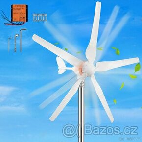 Domácí větrná elektrárna 500W, 12V, pětilistá - 1