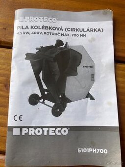Pila kolébková,4,5 kw,400v, kotoč 700mm