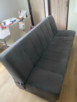 Gauč - rozkládací s úložným prostorem 1200,-Kč