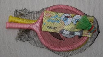 SpongeBob tenisový / badmintonový set, zn. Simba - 1