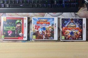 Prodám originální hry na Nintendo 3DS