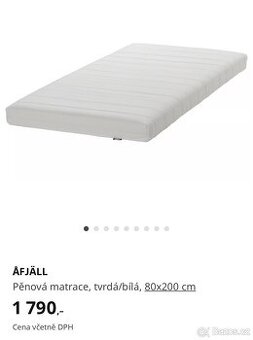 Matrace Afjall - IKEA 2ks