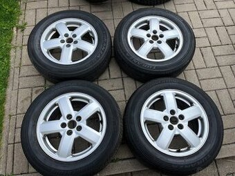 4x alu disky 5x100 R15, letní pneu
