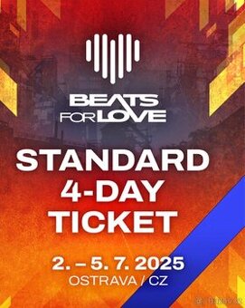 2ks 4 denní vstupenky na festival B4L 2025