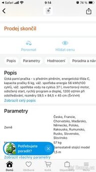 Pračka v záruce