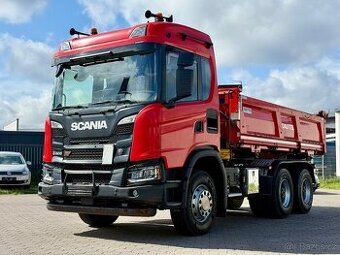 Scania G 500 XT 6x4 třístranný sklápěč Bordmatic