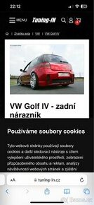 Nárazník golf 4