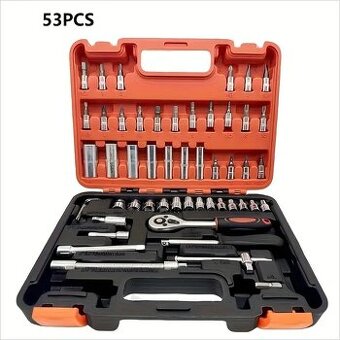 NOVÁ 53 dílná sada nástrčných klíčů