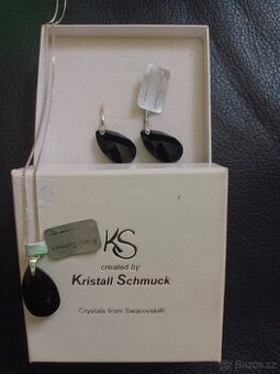 NOVÁ stříbrná sada řetízek s přívěskem, náušnice 925/1000