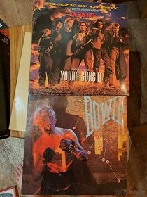 5× vinyl - David Bowie, Jon bon jovi, Oldfield