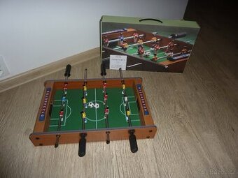 Stolní fotbálek 51 × 50 × 10 cm hnědý